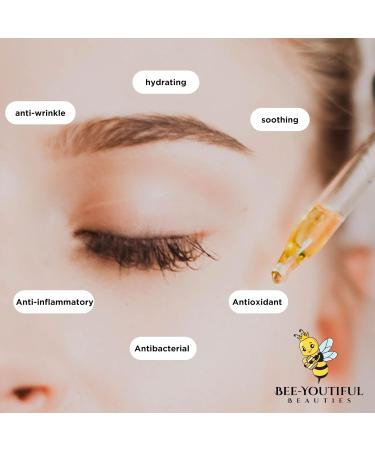 Turmeric & Bee Pollen Facial Serum - Hydrating Face Serum for Dry Skin | Moisturizing Jojoba Oil & Vitamin E | Perfect Gift for Women - 1 OZ - Buy Online on GoSupps.com
