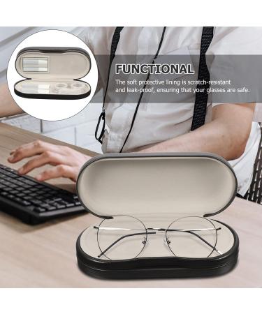 Buy Milists Double-Layer Glasses Case Set | Multi-Glasses Hard Case & Flocked Cloth Holder for Travel | International Shipping Available - Buy Online on GoSupps.com