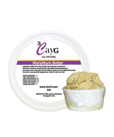 3CayG Murumuru Butter Raw Unrefined 8oz 8 Ounce (Pack of 1) - Buy Online on GoSupps.com