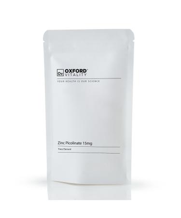 Zinc Picolinate Tablets | Supplements for Skin Hair Nails Bones & Vision Health | Oxford Vitality 500