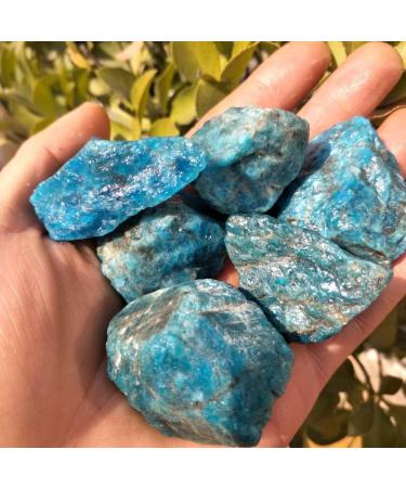 Natural Crystal Rough 200g Natural Beautiful Blue Apatite Crystal Natural Rough Mineral Specimen as Home Decoration! Wedding Decoration Aquarium - Buy Online on GoSupps.com