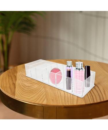FRCOLOR Organizer Drawers Makeup Palettes Holder Desktop Eyeshadow Palettes Transparent Blusher Organizer Office Desk Drawer Organizer Organizer Storage Transparent 25x8.5x4.8cm - Buy Online on GoSupps.com