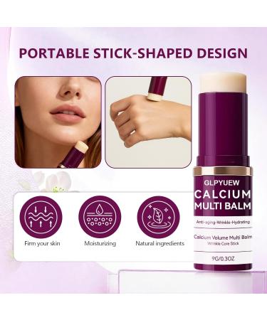 Cemenrete Calcium Multi Balm Korean Collagen Moisturing Stick Calcium Volume Multi Balm Wrinkle Core Stick cemenrete calcium multi balm anti-aging sagging wrinkles (Pack of 1) 0.3 Fl Oz (Pack of 1) - Buy Online on GoSupps.com