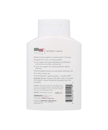 Sebamed Feminine Intimate Wash - pH 3.8, 6.8 Fl Oz (Pack of 1) - Buy Online on GoSupps.com