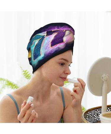 777 Microfiber Hair Towel - Super Absorbent Coral Velvet Wrap for Long & Curly Hair | Quick Dry Hair Cap for Women - Buy Online on GoSupps.com