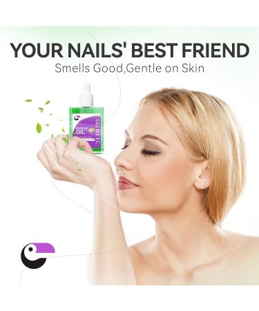  gelike ec Gelike EC Fast Absorbing Cuticle Care Moisturizing and Repairing Oil - Natural Kiwi Fragrance for Women and Men (Dry & Damaged Nails) - Buy Online on GoSupps.com