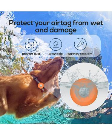 Buy PKQtop Silicone Protective Cover for Apple AirTag - Durable Anti-Lost Locator Case for Dog Collars & Backpacks | Ideal for PETs - International Shipping - Buy Online on GoSupps.com