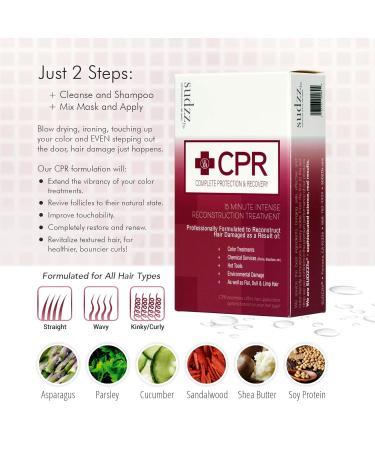 SUDZZFX Hair Reconstruction Treatment - Deep Penetrating Mask for Damaged Hair - 8 oz | Buy Internationally - Buy Online on GoSupps.com