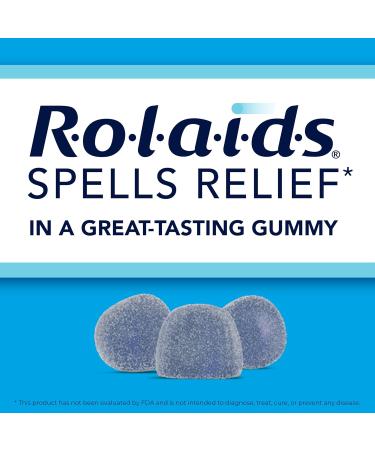 Rolaids Power Gummies - Fast Relief for Heartburn & Acid Indigestion | Smooth Berry Flavor - 54 Count Dietary Supplement - Shop Internationally - Buy Online on GoSupps.com