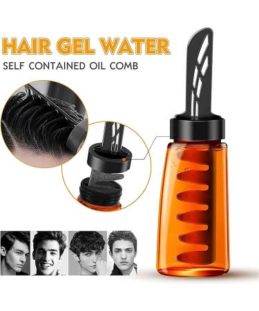 2-in-1 Hair Wax Gel with Comb Men s Long Lasting Grooming Hairspray Flexible Hold Lightweight Hair Styling Gel Moisturizing Best Hair Styling Cream Strong Hold Power Retro Hair Oil for Hair Styling (2Pcs) - Buy Online on GoSupps.com
