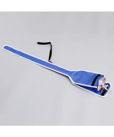 Gangtiehun Fencing Sword Shoulder Bag - Professional Case for Foil, Epee, and Saber | Fencing Weapons Sleeve Cover with Tube Pipe | Blue Sword Bag for Lame - Buy Online on GoSupps.com