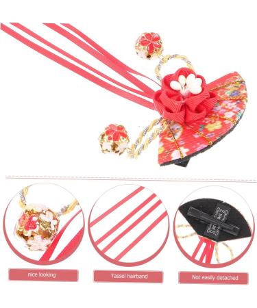 SOESFOUFU Children's Antique Hanfu Accessories Hairpin Set Fringe Trim Bridal Hair Accessories for Women Girls Accessories Hair Decorations Cherry Blossoms Women's Cloth Headgear - Buy Online on GoSupps.com