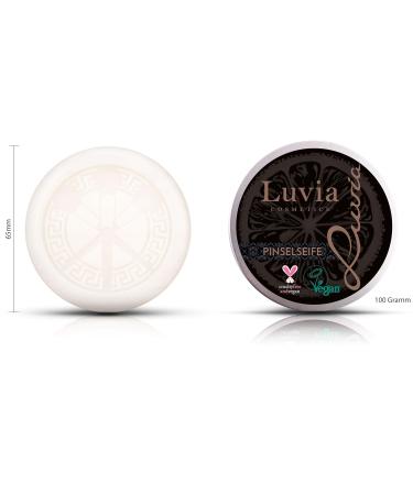 Shop Luvia Make-Up Brush Set & Essential Brush Soap Citro - 100g Vegan Bundle for Perfect Cosmetic Cleaning - Buy Online on GoSupps.com