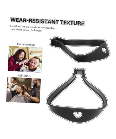 Silicone Hair Band & Cutting Guide Tool - Hair Trimming Template for Fade & Shaping | 56x4cm Black - Buy Online on GoSupps.com