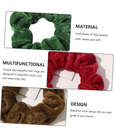 minkissy Christmas Hair Rope Hair Bungee Scrunchie with Ribbon Stretchy Spiral Hair Accessory Antler Hair Band Christmas Rubber Band Bobbles Ponytail Holder Decorative Rubber Band Fabric - Buy Online on GoSupps.com