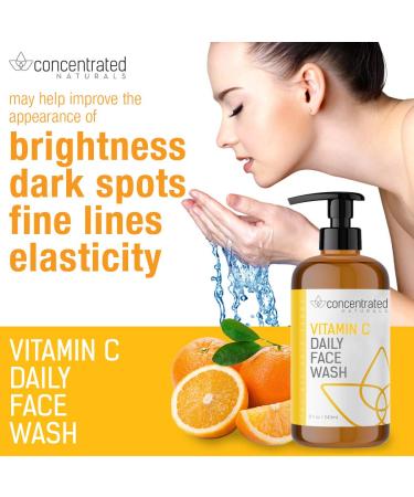 Naturals Vitamin C Face Wash with Marine Extracts & Retinol | Brighten & Balance Complexion | 8 Fl. Oz - Buy Online on GoSupps.com
