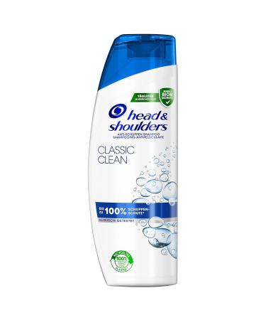 Head & Shoulders Classic Clean Anti-Dandruff Shampoo Bundle - 250ml & 300ml | 100% Dandruff Protection & Fresh Apple Scent | Buy Online for International Shipping - Buy Online on GoSupps.com