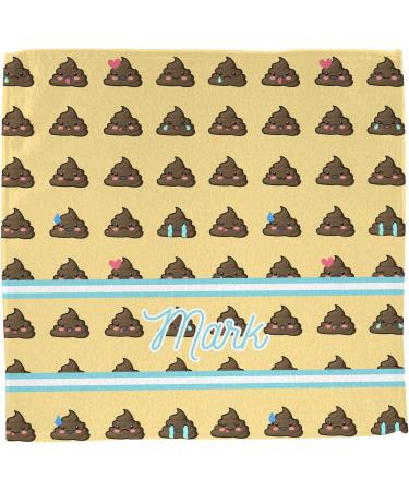 Personalized Poop Emoji Washcloth by YouCustomizeIt - Buy Online on GoSupps.com