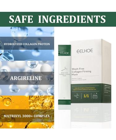 Korean Collagen Firming Mask 40 Pack - Anti-Aging Gel Cream for Men and Women - 20 Count x 2 - Deep Cleansing and Moisturizing - Buy Online on GoSupps.com