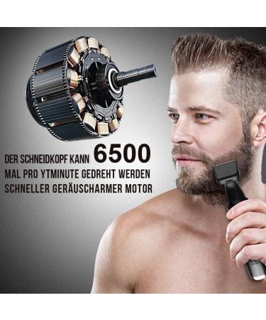  4 in 1 USB Rechargeable Ear and Nose Hair Trimmer for Men & Women | Waterproof Electric Eyebrow & Facial Hair Clipper with Stainless Steel Blades - International Shipping Available  - Buy Online on GoSupps.com
