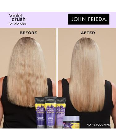 John Frieda Violet Crush Intensive Violet Shampoo for Blonde Hair 250 ml - Buy Online on GoSupps.com