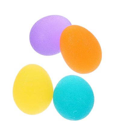Hapinary 4 piece handle ball finger strength exercise ball exercise grip-ball handle handle finger practice ball hand therapy pallets handle hand trainer simple pebble gel fitness fastening