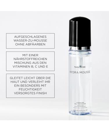 Tan Luxe HYDRA-MOUSSE Self Tanning Mousse 200ml - Medium Vegan & Cruelty-Free Self Tanning Skin Care - Buy Online on GoSupps.com
