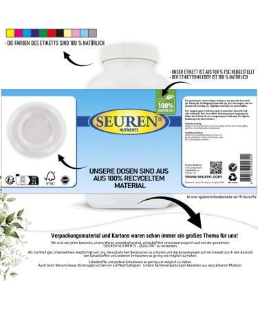 Buy Seuren Nutrients OPC 95% Resveratrol - 200 Capsules | High Dosage Grape Seed Extract for Optimal Health | International Shipping Available - Buy Online on GoSupps.com