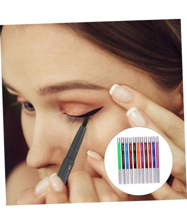 Gogogmee 12 Pcs 1 Set Shadow Set Eyeliner Stickers Colored Eyeliners Eyeliner Kit Colorful Plastic - Buy Online on GoSupps.com