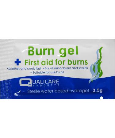 Qualicare Emergency First Aid burns care burns sunscreen dressings cooling gel 20cm x 20cm dressing Triple Pack - Buy Online on GoSupps.com