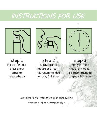 Breath Freshener Fresh Breath Essence Oral Care Spray Mouth Spray Gentle Mint Ingredients Mouth Spray for Bad Breath Refreshing and Moisturizing Bad Breath Treatment for Adults Mouth Freshener - Buy Online on GoSupps.com