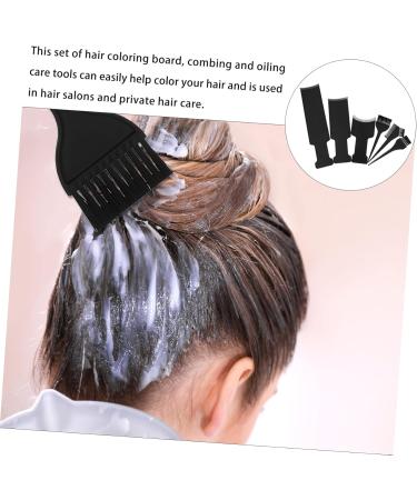 PACKOVE 6 Pi ces Set de Outils de Capillaire Plaque de M ches Pinceaux et Accessoires pour Coloration de Cheveux Domicile et Salon - Buy Online on GoSupps.com
