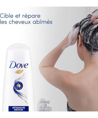 DOVE - Intense Repair Shampoo - Nourishes damaged hair - Strengthens hair and helps repair (pack of 6x250ml) - Buy Online on GoSupps.com