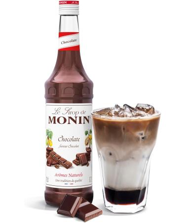 MONIN Premium Chocolate Syrup 700ml - Vegan-Friendly, Allergen-Free, 100% Natural - Ideal for Coffee and Cocktails - Buy Online on GoSupps.com