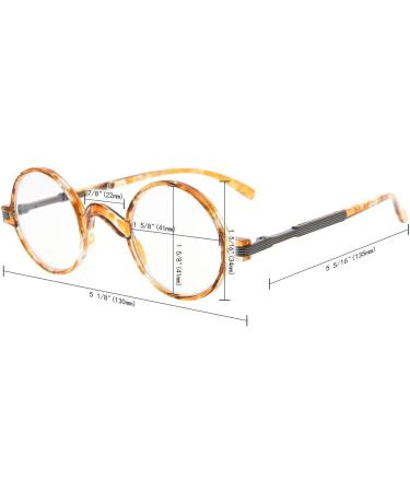 Eyekepper Anti UV Round Reading Glasses - Vintage Professor Oval Readers (Black +1.50) - International Shipping Available - Buy Online on GoSupps.com