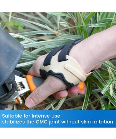 Buy Velpeau CMC Thumb Brace for Osteoarthritis Relief - Comfortable Stabilization for CMC Joint Pain (Khaki Left Small - Buy Online on GoSupps.com