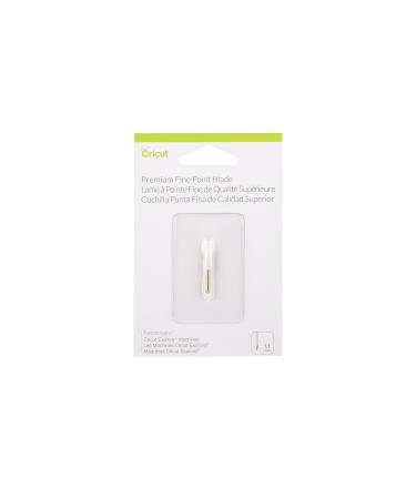 Cricut Premium Fine-Point Replacement Blade, Cutting Blade with Improved Design, Cuts Light to Mid-Weight Materials, For Personalized Crafts, Compatible with Cricut Maker & Explore Machines, 1 Count 1ct Blade