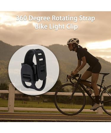OUKENS 360 Degree Rotatable Bicycle Flashlight Mount | Universal Bike Headlight & Taillight Holder - Buy Online on GoSupps.com