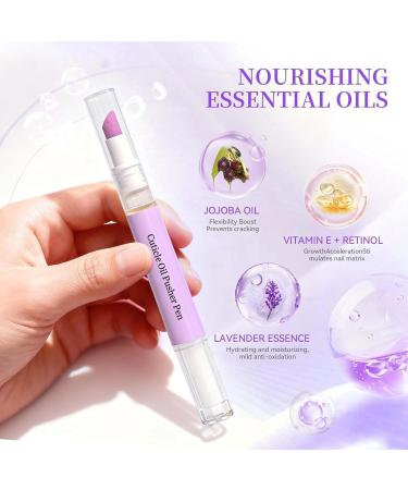 Stylo Repousse Cuticules L'huile Stylo 2 En 1 Pour Dissolvant De Cuticules Et Huile Pour Ongles Huile Cuticules Ongles Stylo Pour Soin De Manucure Des Renforcement Et R par (1) - Buy Online on GoSupps.com
