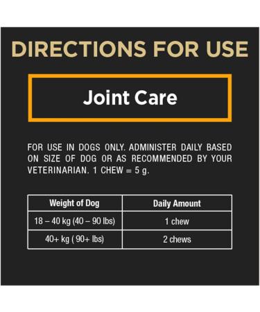 Purina Pro Plan Veterinary Supplements Dog Supplement Joint Care Medium/Large Canine Joint Support - 150 g Pouch (1 Pack) - Buy Online on GoSupps.com