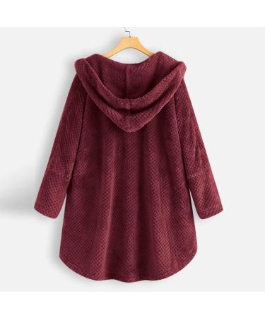 Hanxiulin Fleece Jacket | Women's Plush Hooded Sweater | Windproof Outdoor Winter Coat - Buy Online on GoSupps.com