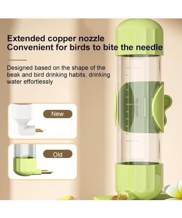 Quotent Bird Cage Water Dispenser - 200ml Automatic Water Bottle for Birds Ideal for Parrots & Small Pets - Buy Online on GoSupps.com