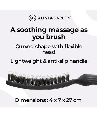 Buy Fingerbrush - Small Black with Boar & Nylon Bristles | International Shipping Available - Buy Online on GoSupps.com