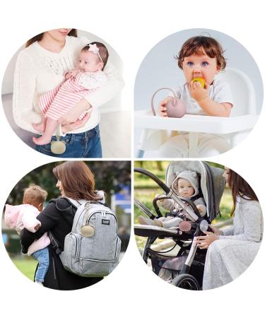 Airfish Silicone Pacifier Box 2 Pack - BPA-Free Baby Bear Travel Storage Case in Beige & Pink | Ideal Pacifier Holder for Girls - Buy Online on GoSupps.com