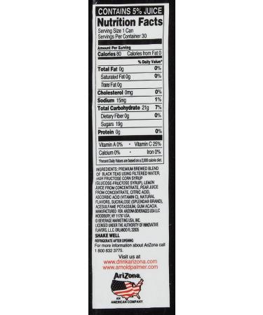 Arnold Palmer Half Ice Tea/Lemonade 11.5 oz - 30 ct Pack - Buy Online on GoSupps.com