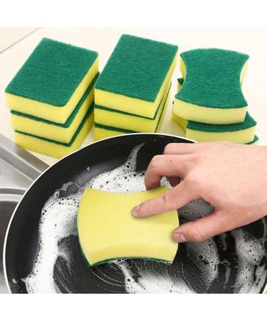 Scouring Pad Sponge Multi Functional Convenient Scrub Sponges High Density Effective for - Buy Online on GoSupps.com