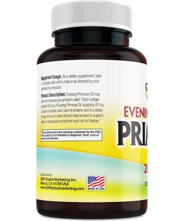 GMPVitas Evening Primrose Oil - Promotes Smooth and Healthy Skin, Supports Hormonal Balance - Buy Online on GoSupps.com