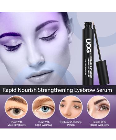 UOG Eyebrow Enhancing Serum - Advanced Allergy-Free Brow Conditioner for Thicker Fuller Brows | Cruelty-Free All Skin Types 6-Month Supply (4mL - Buy Online on GoSupps.com