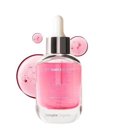 SIMPLE ORGANIC - Gaba Serum - Instant Lifting Effect All Skin Types Hyaluronic Acid Repairs Damage Skin Stimulates Collagen Reduces Fine Lines and pores Skincare Routine Day & Night Serum