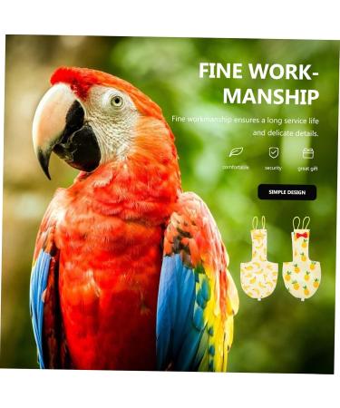 PopetPop 8 Pack Parrot Flight Suit & Bird Diapers - Comfortable Cotton Diaper Pants for Pets - International Shipping Available - Buy Online on GoSupps.com